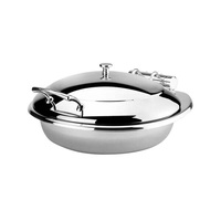 Athena Princess Round Induction Chafer Stainless Steel Lid - 8330001