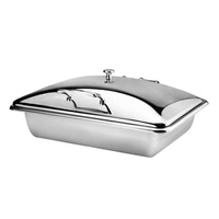 Athena Princess 1/1 Size Rectangular Chafer Stainless Steel Lid - 8331101