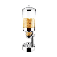 Athena Metro Cereal Dispenser 200x695mm / 8Lt - 18/10 Stainless Steel, Acrylic Body - 8382004
