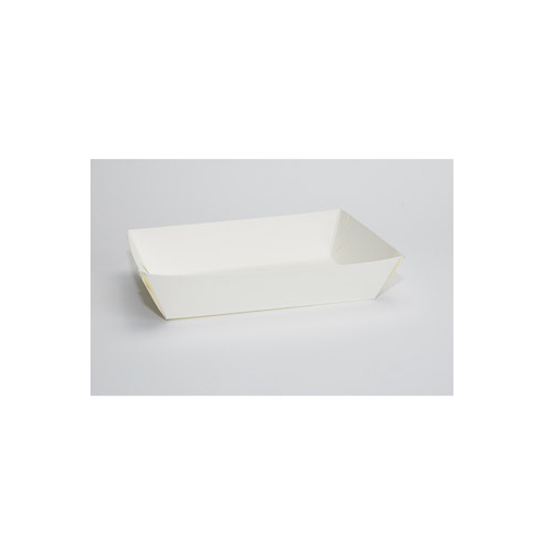 Small Paper Seafood Tray White (Box of 200) - 84-FCTWS