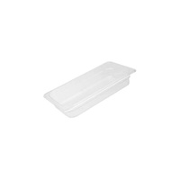 Polycarbonate Gastronorm Pan Clear 1/3 Size 325x175x65mm / 2.50Lt  - 852302