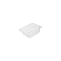 Polycarbonate Gastronorm Pan Clear 1/6 Size 176x162x65mm / 1.00Lt  - 852602