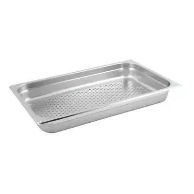 Trenton Anti-Jam Gastronorm Perforated Steam Pans 1/1 Size 530x325x25mm - 885101-P