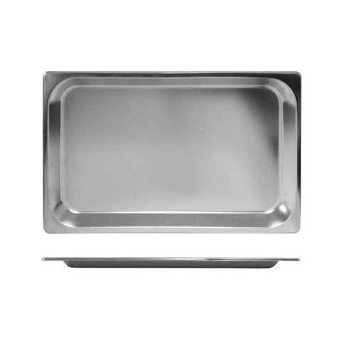 Trenton Anti-Jam Gastronorm Steam Pans 1/1 Size 530x325x25mm / 4.00Lt Stainless Steel - 885101