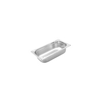 Caterchef 1/4 Size Gastronorm Steam Pan 265x162x100mm - 18/8 Stainless Steel (Box of 6) - 894100