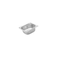 Caterchef 1/6 Size Gastronorm Steam Pan 176x162x65mm - 18/8 Stainless Steel (Box of 6) - 896065