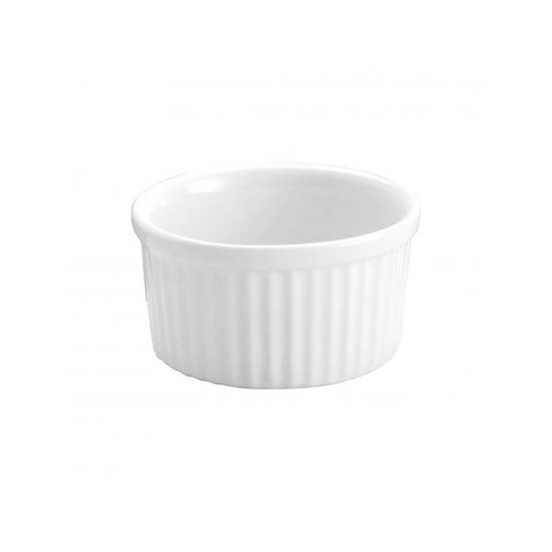 Vitroceram Souffle Dish  80mm/90ml - White (Box of 12) - 901310