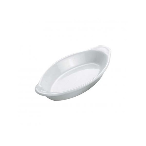Vitroceram Oval Gratin Dish 220x105x/225ml - White (Box of 6) - 901346