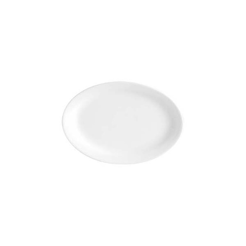 Vitroceram Oval Platter 240mm - White (Box of 24) - 901609