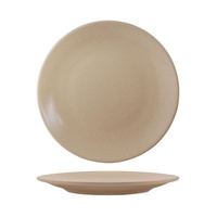 *Zuma Sand Round Coupe Plate 230mm - Box of 6 - 90164