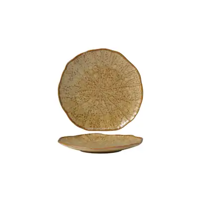 Tablekraft Fusion Lotus Cinnamon Coupe Plate 203 x 35mm (Box of 6) - 902110