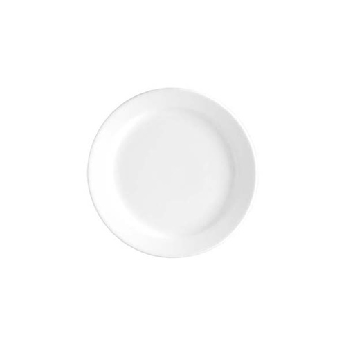 Vitroceram Round Plate 160mm Narrow Rim - White (Box of 48) - 902606