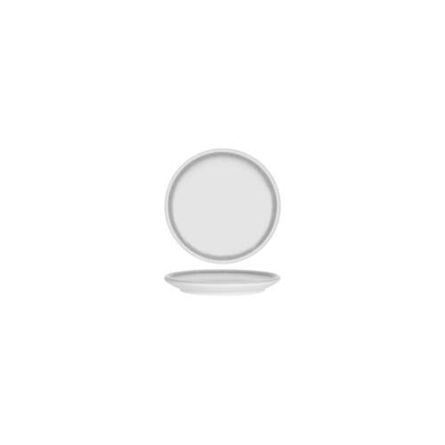 Tablekraft Bistro Round Coupe Plate 143x18mm Frosted Steel (Box of 4) - 903000