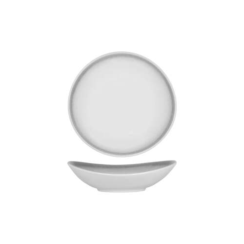 Tablekraft Bistro Organic Plate 240x239mm Frosted Steel (Box of 3) - 903040