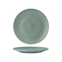 Zuma Mint Round Plate - Ribbed 210mm - Box of 6 - 90470