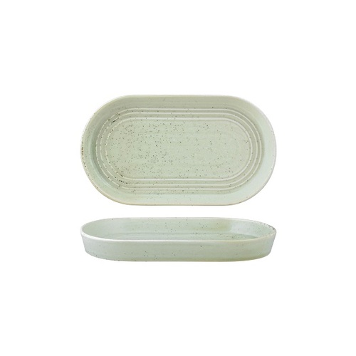 Tablekraft Urban Loft Oval Serve Platter 240x 137x27mm - Pistachio (Box of 4) - 907022