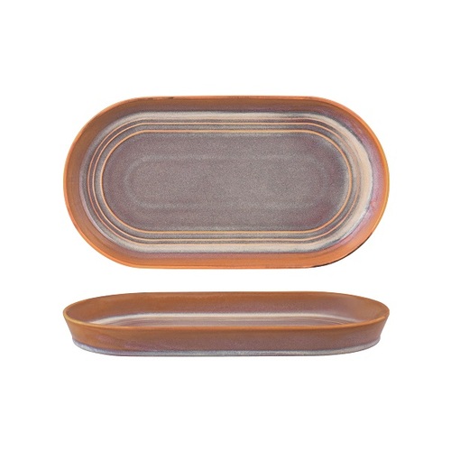 Tablekraft Urban Loft Oval Serve Platter 305x165x30mm - Auburn (Box of 3) - 907223