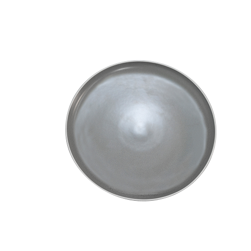 Tablekraft Urban Round Coupe Plate Grey 200mm (Box of 6) - 908008