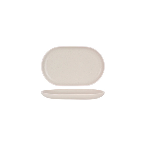 Tablekraft Urban Oval Plate 250x160mm Sand (Box of 6) - 908220
