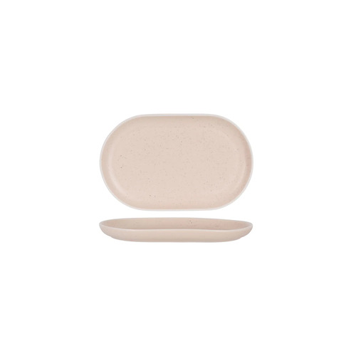 Tablekraft Urban Oval Plate 250x160mm Reactive Pink (Box of 6) - 908420