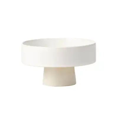 Tablekraft Urban Serve White Pedestal Deep Plate 200 x 115mm (Box of 6) - 908464