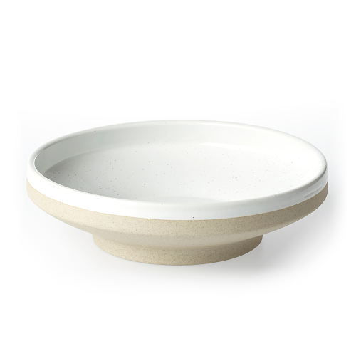 Tablekraft Soho Round Bowl Footed White Pebble 153x50mm (Box of 6) - 908518