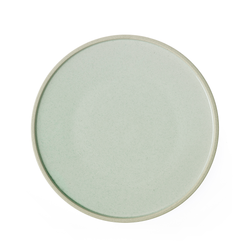 Tablekraft Soho Round Plate Reactive Limestone 200mm (Box of 6) - 908608