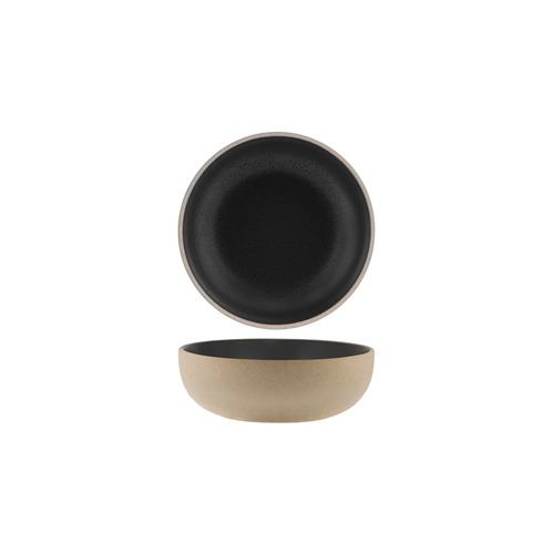 Tablekraft Soho Round Deep Bowl 170x55mm/ 850ml Speckle Black (Box of 6) - 908731