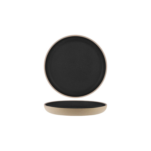 Tablekraft Soho Round Deep Coupe Plate 255x32mm Speckle Black (Box of 6) - 908733