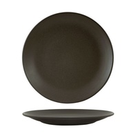 Zuma Charcoal Round Coupe Plate 260mm - Box of 6 - 90965