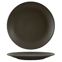 Zuma Charcoal Round Coupe Plate 310mm - Box of 3 - 90966