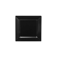 Ryner Melamine Serving Platters Square Platter 255x255mm Black (Box of 6) - 91000-BK
