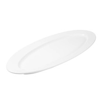 Ryner Melamine Serving Platters Fish Platter 710x285mm White  - 91008