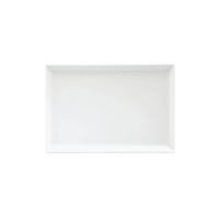 Ryner Melamine Serving Platters Rectangular Platter 350x240mm White  (Box of 6) - 91034-W