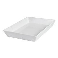 Ryner Melamine Serving Bowls Rectangular Deep Dish 350x250x50mm - White - 91073-W
