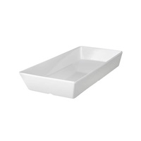Ryner Melamine Serving Bowls Rectangular Deep Dish 500x200x50mm White  - 91077-W