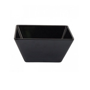 Ryner Melamine Serving Bowls Square Bowl 300x300x115mm Black  - 91226-BK