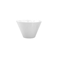 Ryner Melamine Serving Bowls V - Shape Bowl 160x130mm White  - 91234-W