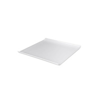 Ryner Melamine Serving Platters Square Platter With Lip 300x300mm White  - 91530-W