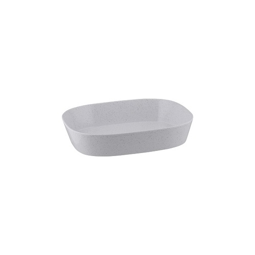 Ryner Melamine Rectangular Dish 1/2 Size, 65mm Deep - Stone White (Box of 3) - 916622-W
