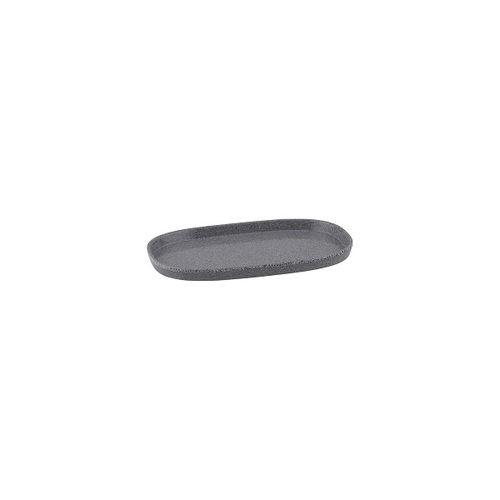 Ryner Melamine Rectangular Dish 1/3 Size, 20mm Deep - Stone Grey (Box of 6) - 916631-GY