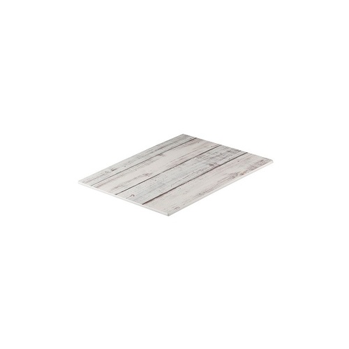 Ryner Melamine Display Serve Rectangular Platter 325x265mm - Whitewash (Box of 6) - 91871