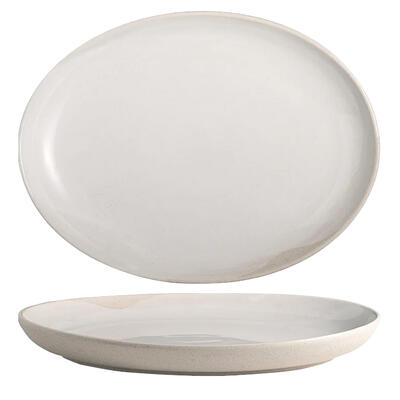 Pottr Gembrook White Deep Oval Plate 320x240mm (Box of 3) - 9201051