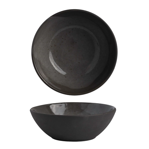 Pottr Gembrook Grey Round Bowl 150x50mm/518ml (Box of 6) - 9201236
