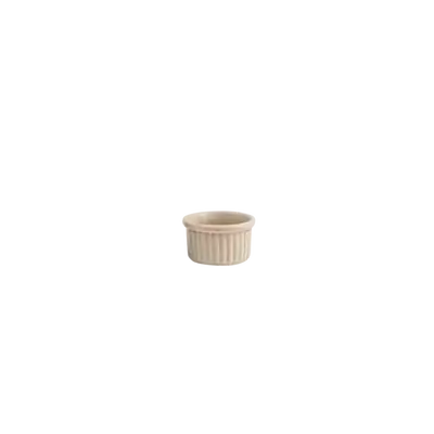 NMC Parade Marshmelow Ribbed Ramekin 60x35mm (Box of 12) - 923102