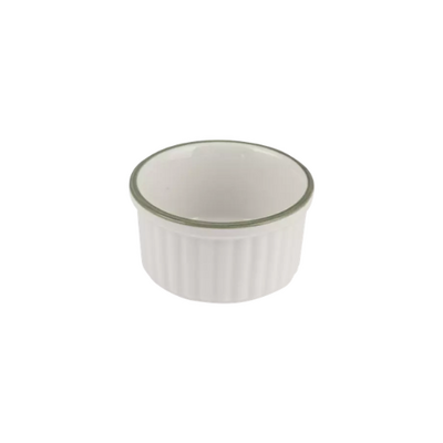 NMC Homestead Olive Ribbed Ramekin 80x41mm (Box of 12) - 924003