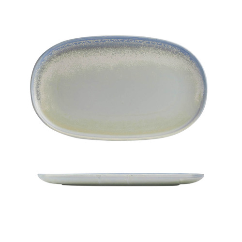 Moda Porcelain Cloud Oval Coupe Plate 355x215mm (Box of 6) - 926244