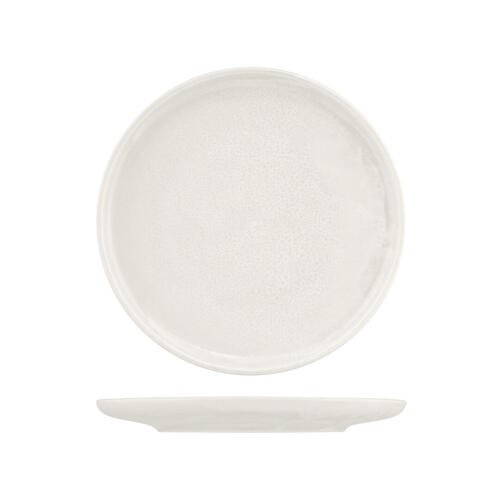 Moda Porcelain Snow Round Plate 200mm - (Box of 6) - 926508