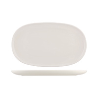 Moda Porcelain Snow Oval Coupe Plate 405x240mm - Box of 3 - 926546