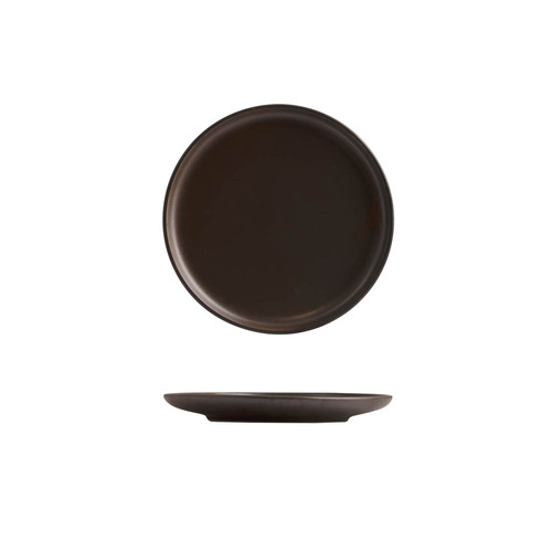 Moda Porcelain Rust Round Plate 200mm (Box of 6) - 926608
